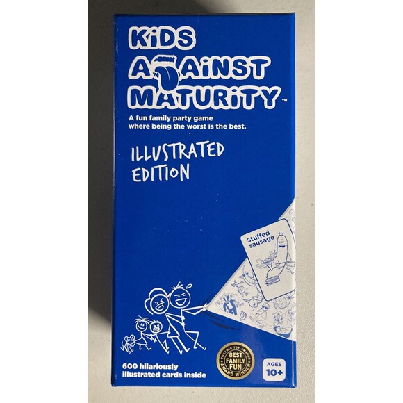 Kids Against Maturity • Family Card Game Illustrated Edition: Ages 10+ and up - Picture 1 of 4